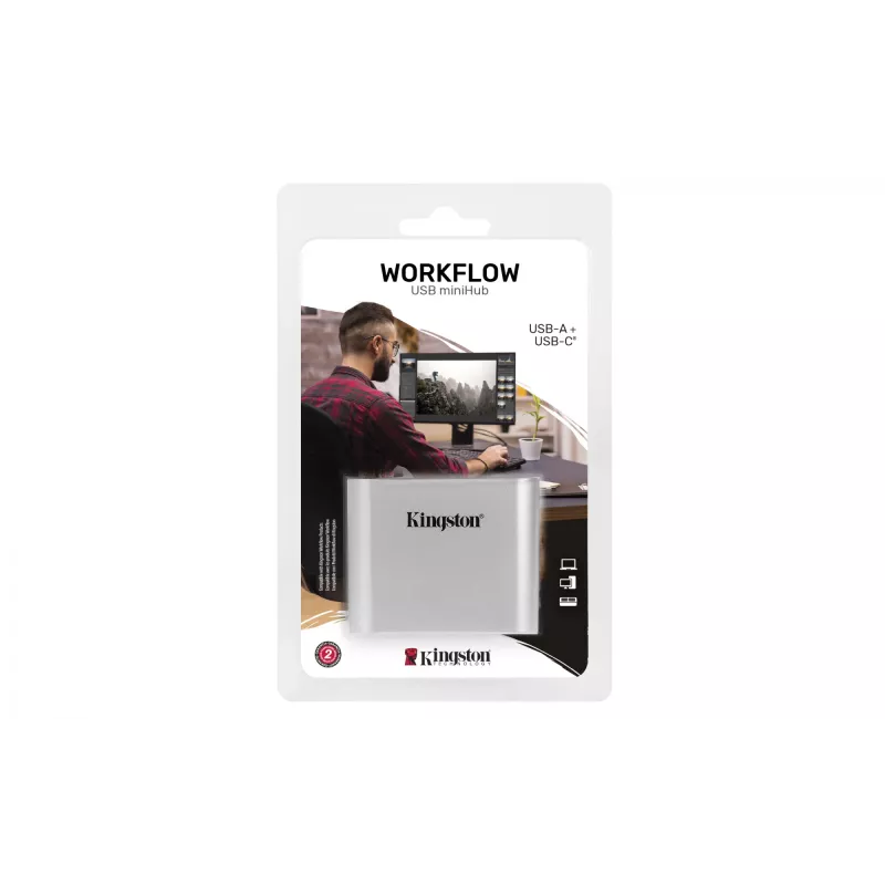 Kingston Technology USB 3.2 Gen 1 Workflow 5G USB-A ja USB-C minikeskitin
