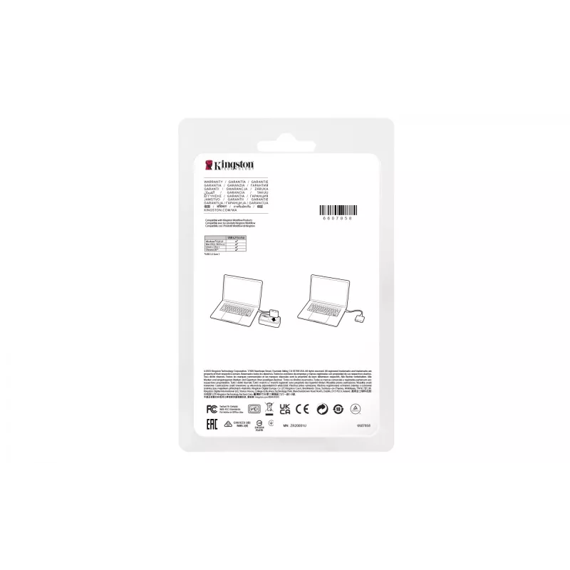 Kingston Technology USB 3.2 Gen 1 Workflow 5G USB-A ja USB-C minikeskitin