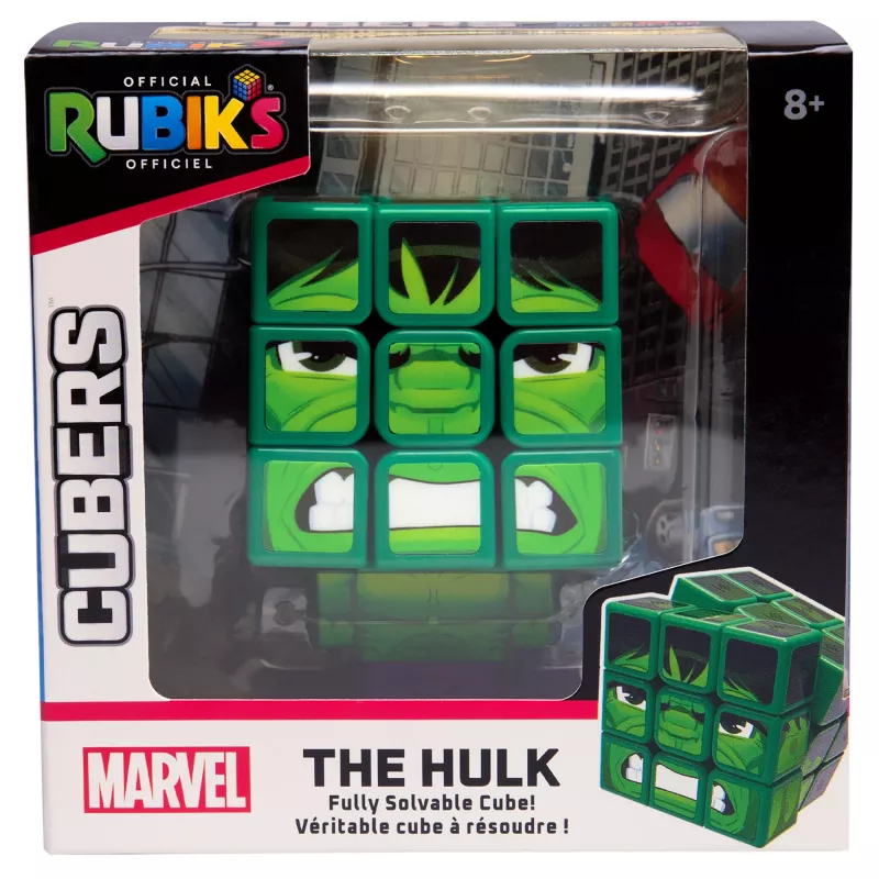 Spin Master Rubik's - Cubers 3x3 Hulk, taitopeli