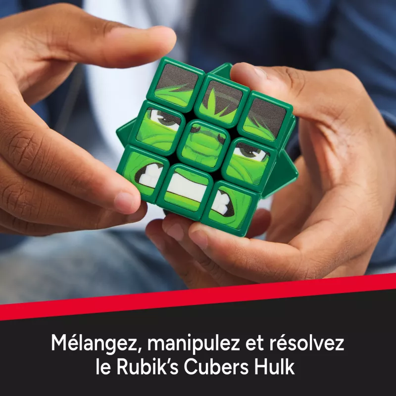 Spin Master Rubik's - Cubers 3x3 Hulk, taitopeli