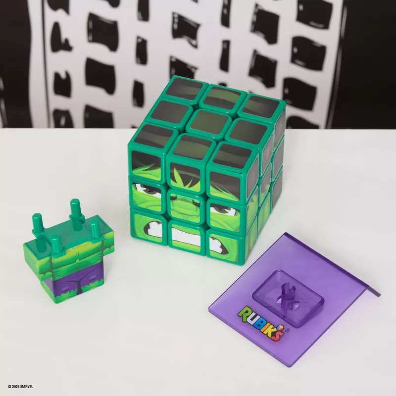 Spin Master Rubik's - Cubers 3x3 Hulk, taitopeli