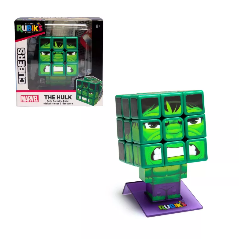 Spin Master Rubik's - Cubers 3x3 Hulk, taitopeli