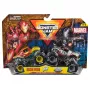 Monster Jam, Marvel virallinen Iron Man vs. War Machine painetut monsteriautot, mittakaava 1:64, lelu pojille ja tytöille 3 vuotta ja vanhemmille