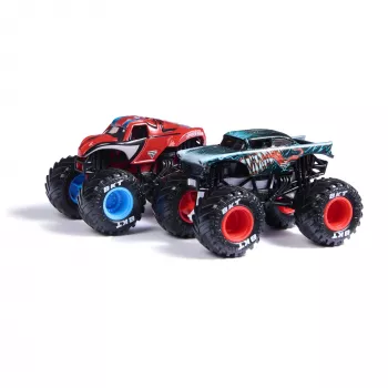 Monster Jam, Marvel virallinen Iron Man vs. War Machine painetut monsteriautot, mittakaava 1:64, lelu pojille ja tytöille 3 vuotta ja vanhemmille