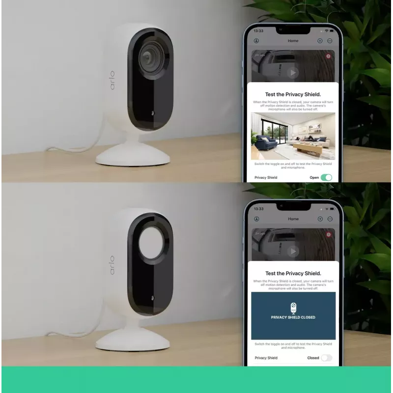IP-valvontakamera Arlo Essential 2K Indoor Security Camera 2 kpl:n pakkaus langaton sisäkäyttöön