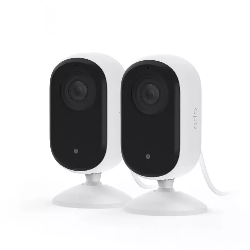 IP-valvontakamera Arlo Essential 2K Indoor Security Camera 2 kpl:n pakkaus langaton sisäkäyttöön