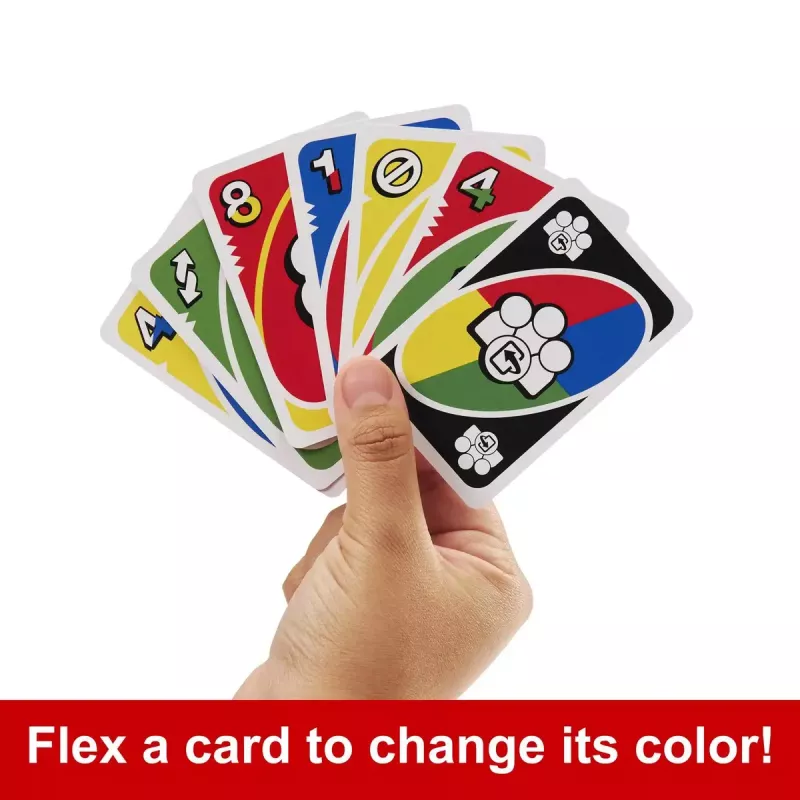 Korttipeli MATTEL Games UNO Flex — korttipeli, ikä 7+