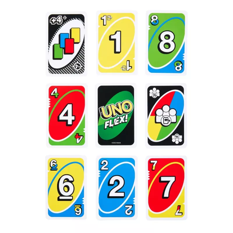 Korttipeli MATTEL Games UNO Flex — korttipeli, ikä 7+