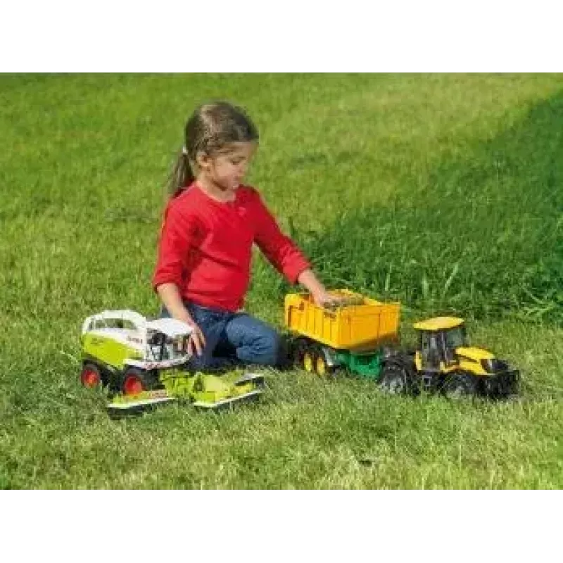 Bruder Joskin kippiperävaunu, 1:16, vihreä/keltainen