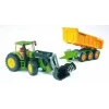 Bruder Joskin kippiperävaunu, 1:16, vihreä/keltainen