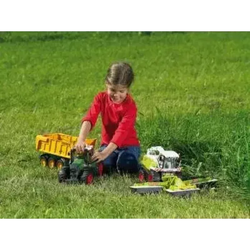 Bruder Joskin kippiperävaunu, 1:16, vihreä/keltainen