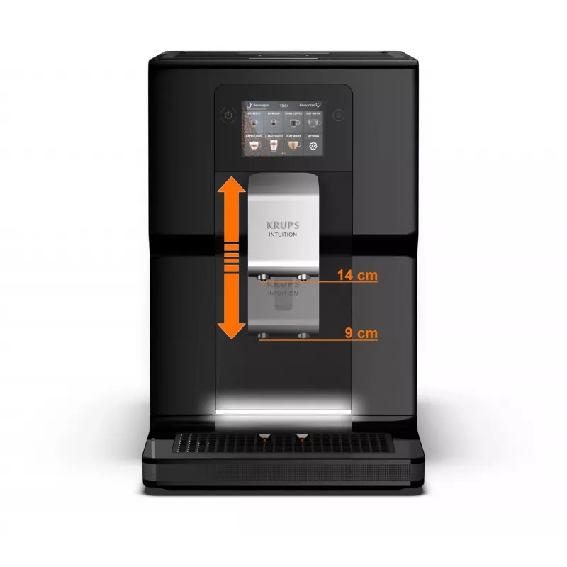Krups Intuition Preference EA8738 täysautomaattinen kahvikone, 3 l, musta