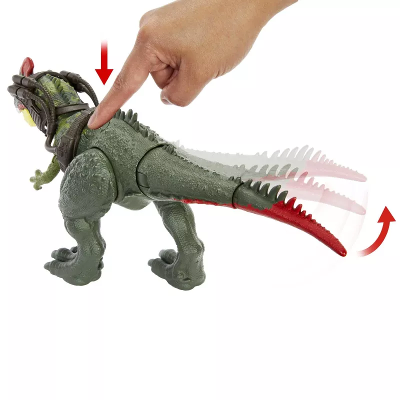 Jurassic World GIGANTIC TRACKERS Sinotyrannus vihreä punainen muovi 4+