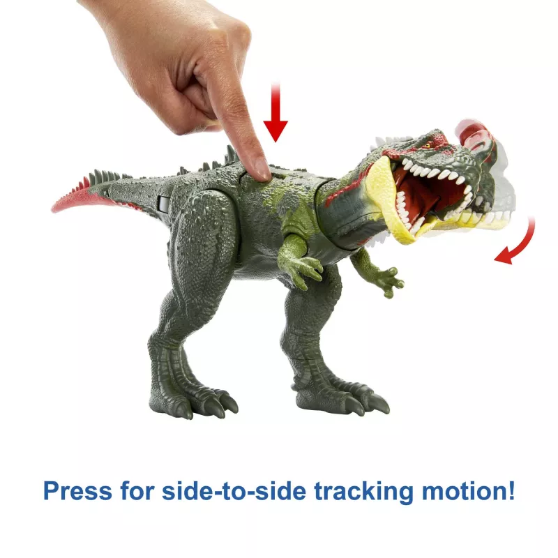 Jurassic World GIGANTIC TRACKERS Sinotyrannus vihreä punainen muovi 4+