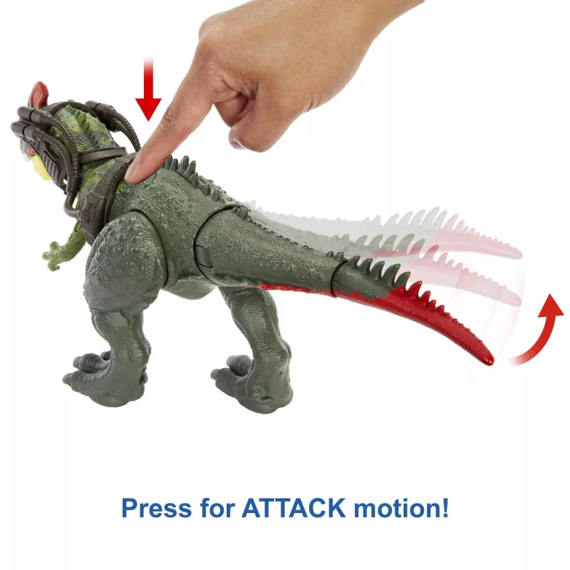Jurassic World GIGANTIC TRACKERS Sinotyrannus vihreä punainen muovi 4+