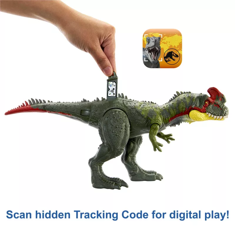 Jurassic World GIGANTIC TRACKERS Sinotyrannus vihreä punainen muovi 4+