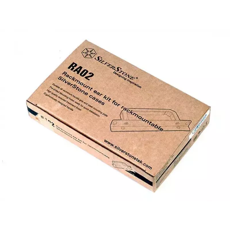 SilverStone SST-RA02B räkkiasennussarja GD07/GD08/GD09/GD10-koteloille, musta