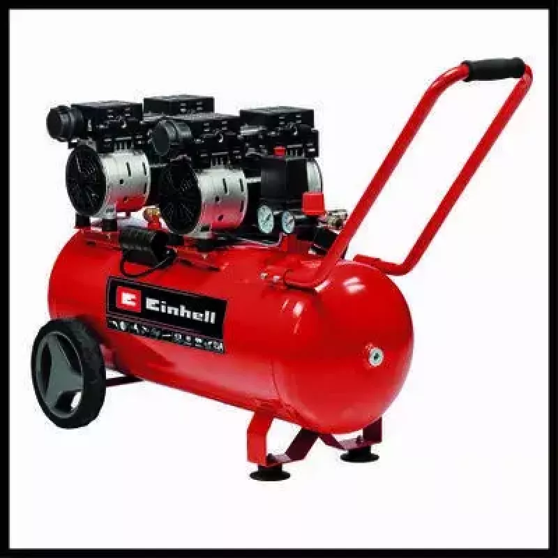 Einhell TE-AC 50 Silent 4020620 ilmakompressori, 1500 W, 50 l, 8 bar, punainen/musta