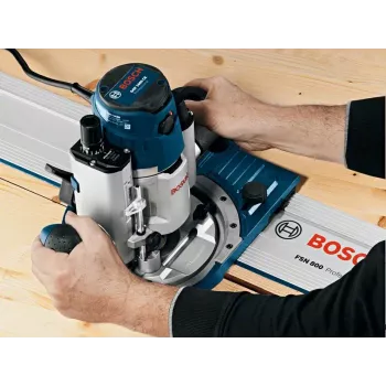 Bosch Professional FSN OFA 1600Z0000G ohjauskiskoadapteri yläjyrsimille, alumiini, sininen