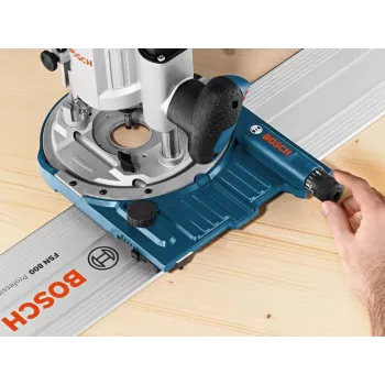 Bosch Professional FSN OFA 1600Z0000G ohjauskiskoadapteri yläjyrsimille, alumiini, sininen