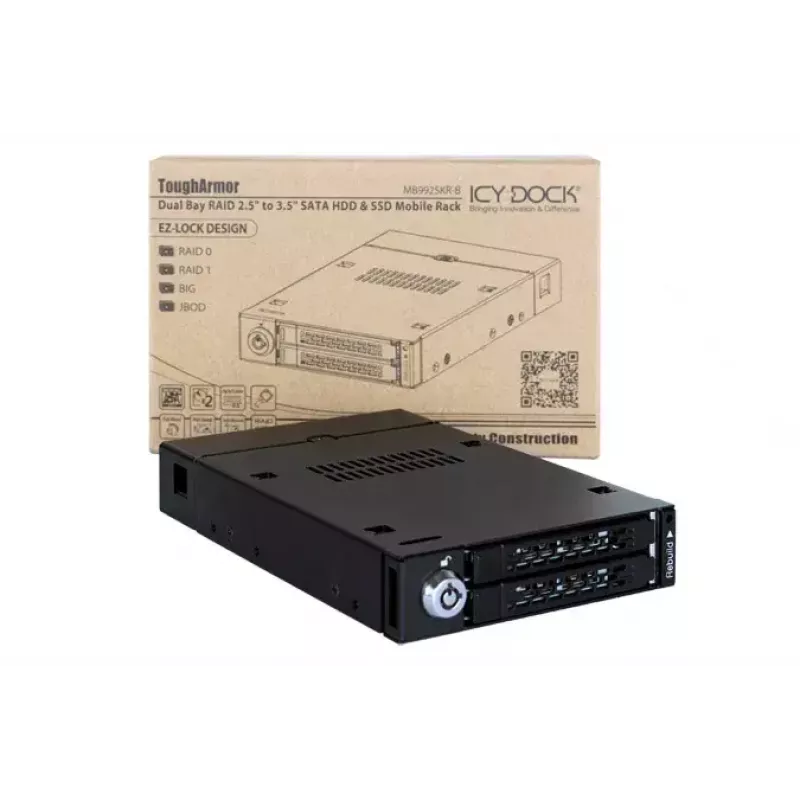 Tallennuskotelo Icy Dock ToughArmor MB992SKR-B