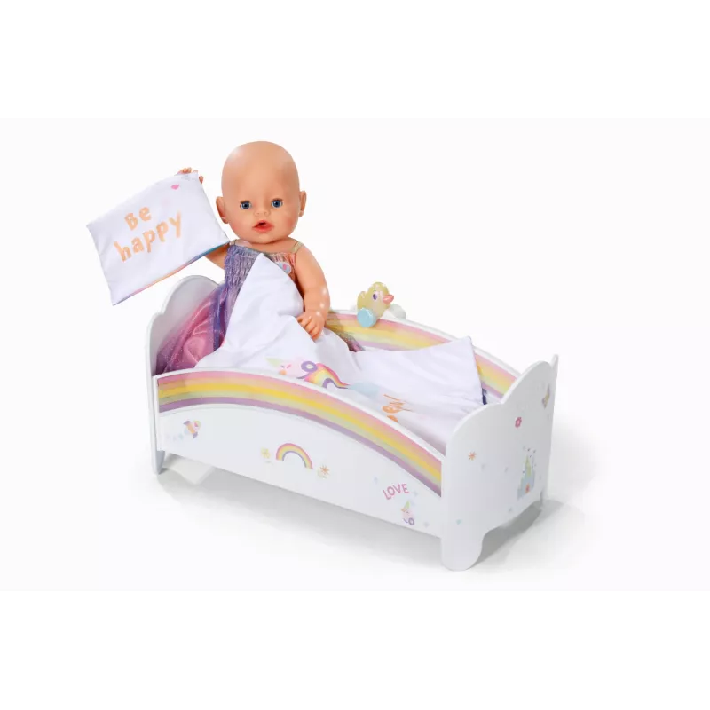 Zapf Creation BABY born Rainbow Bed 835999 nukkekalusteet