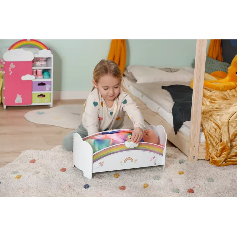 Zapf Creation BABY born Rainbow Bed 835999 nukkekalusteet