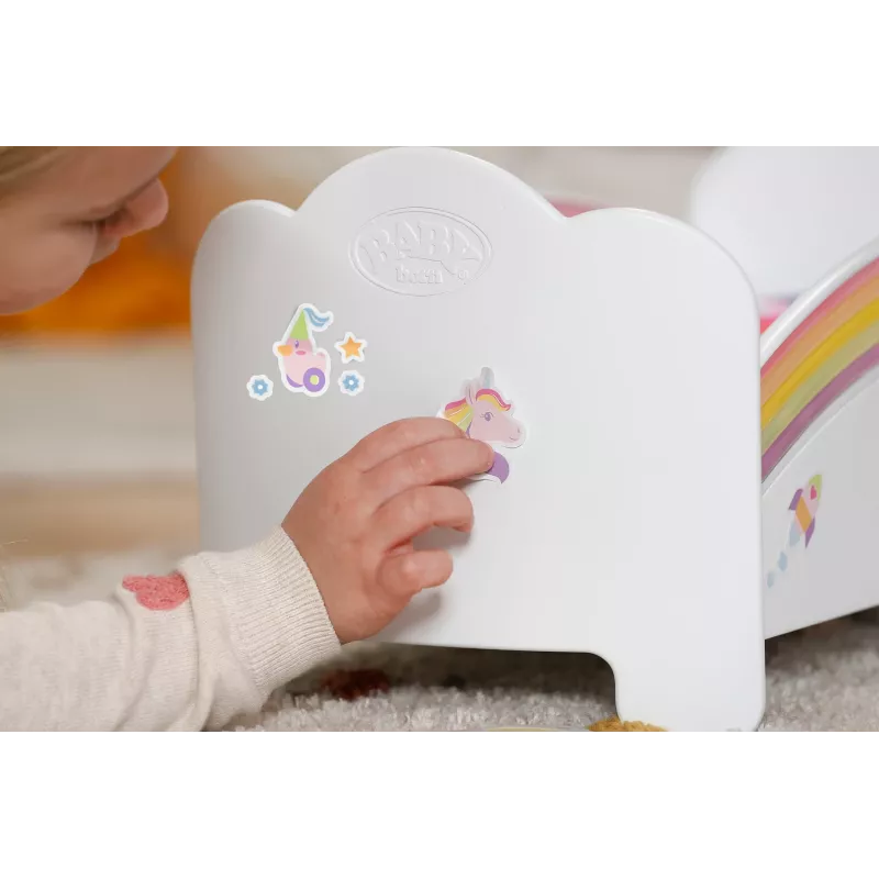 Zapf Creation BABY born Rainbow Bed 835999 nukkekalusteet