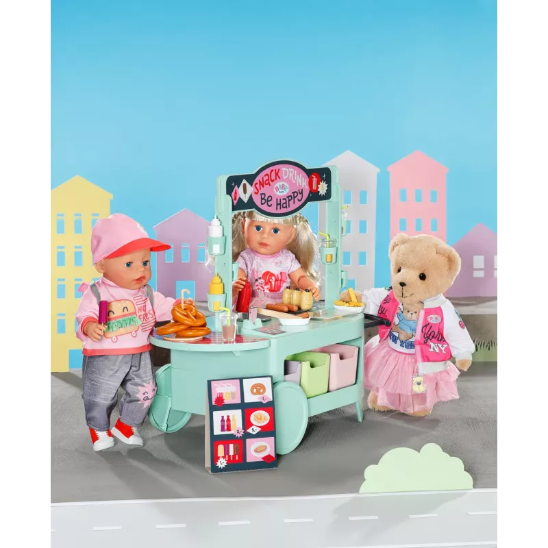 Tarvikesarja BABY born -nukelle Zapf Creationilta — Snack Shop malli 835883