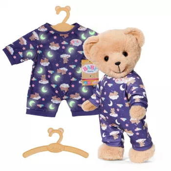 BABY born Teddy-yöpuku Glow in the Dark, nuken potkupuku, 1 vuosi