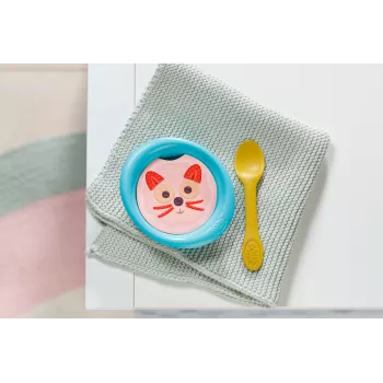 BABY born ruokintasarja – nuken ruokintalisävaruste vesikäyttöisillä ateriakuvilla