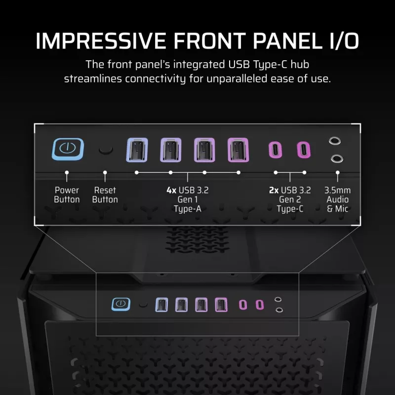 CORSAIR PC-kotelo – 9000D RGB Airflow Super Full-Tower