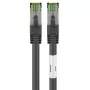 Verkkokaapeli Goobay CAT 8.1 patch-kaapeli RJ-45 Cat8.1 5 m musta