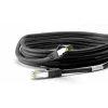 Verkkokaapeli Wentronic 66719 Cat8.1 S/FTP 0,25 m musta