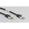 Verkkokaapeli Wentronic 66719 Cat8.1 S/FTP 0,25 m musta
