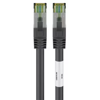 Verkkokaapeli Wentronic 66719 Cat8.1 S/FTP 0,25 m musta