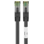 Verkkokaapeli Wentronic 66719 Cat8.1 S/FTP 0,25 m musta