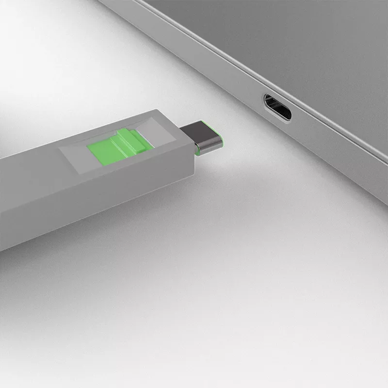 Portin estolukko Lindy USB Type-C-portin estolukko 4 kpl:n pakkaus vihreä