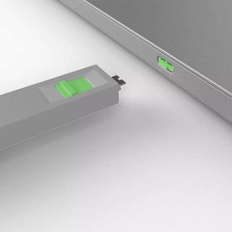 Portin estolukko Lindy USB Type-C-portin estolukko 4 kpl:n pakkaus vihreä