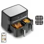Tefal Dual Easy Fry & Grill EY905B kaksinkertainen 8,3 l lattialaite 2700 W kiertoilmakypsennin harmaa