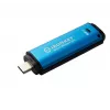 Kingston Technology IronKey 128GB USB-C Vault Privacy 50C AES-256 salattu, FIPS 197