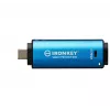 Kingston Technology IronKey 256 GB USB-C Vault Privacy 50C AES-256-salattu, FIPS 197