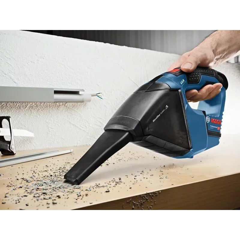Bosch GAS 12V Professional käsipölynimuri musta, sininen, punainen pussiton