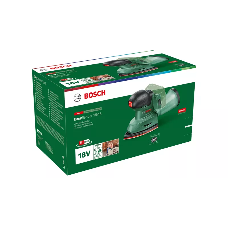 Bosch EasySander 18V-8 akkukäyttöinen epäkeskohiomakone