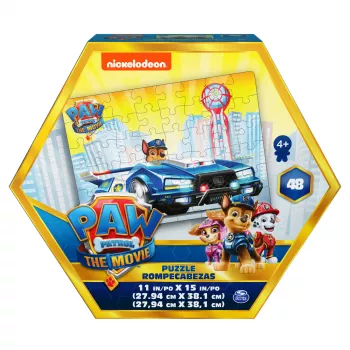 Pelit PAW Patrol Elokuva, 48-osainen palapeli yli 4-vuotiaille lapsille, Chase