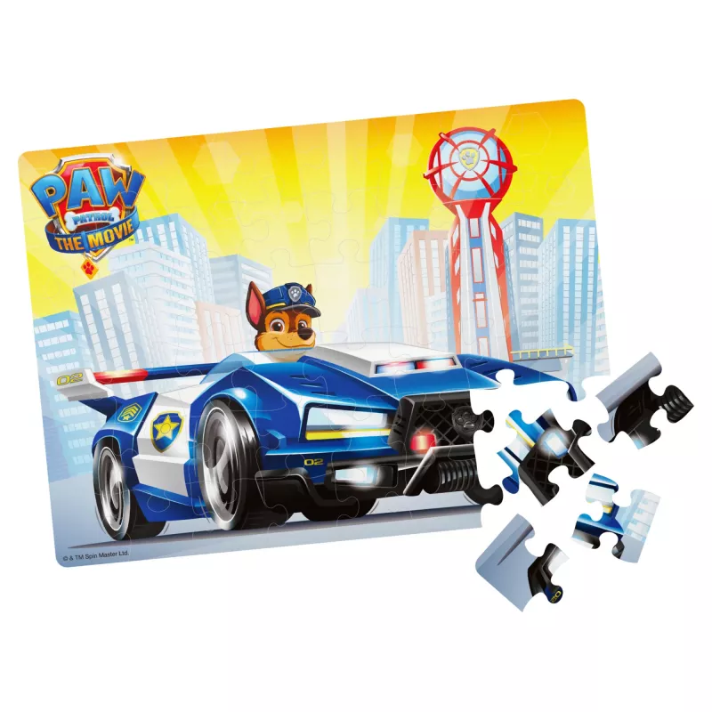 Pelit PAW Patrol Elokuva, 48-osainen palapeli yli 4-vuotiaille lapsille, Chase