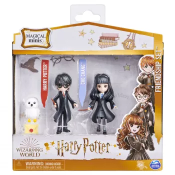 Wizarding World, Magical Minis Harry Potter ja Cho Chang ystävyyssetti olennon kanssa, lelu yli 5-vuotiaille lapsille