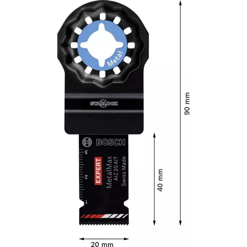 Bosch 2 608 900 012 monitoimityökalun lisäosa upotusleikkuuterä