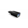 ICY BOX IB-CB003 USB 3.0 Type-C USB 3.0 Type-A musta