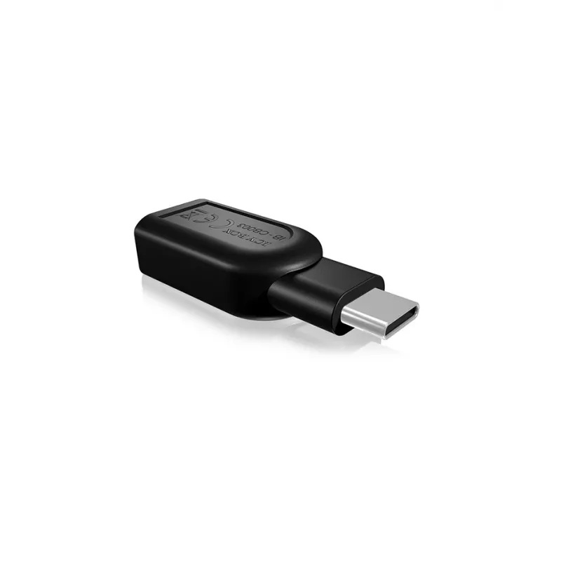 ICY BOX IB-CB003 USB 3.0 Type-C USB 3.0 Type-A musta